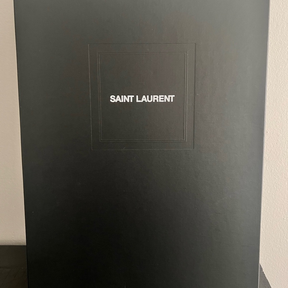 New Authentic Saint Laurent-YSL Crocodile Effect Leather IPad Case